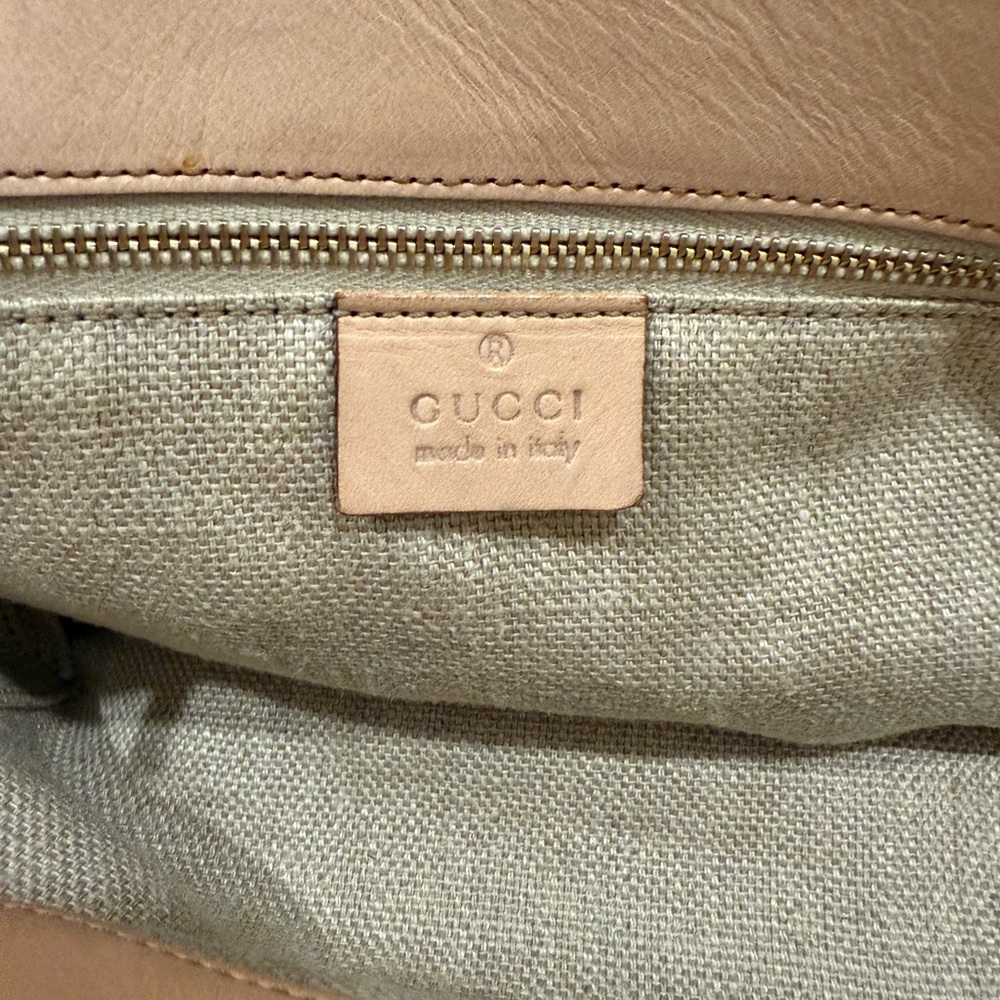 Gucci bamboo floral canvas bag, RARE - Picture 4 of 10